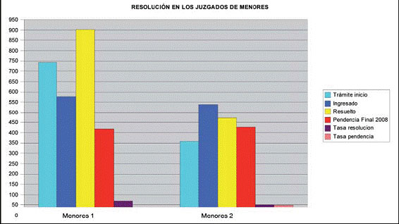 El TSJ reclamó  en 2008 la creación de un nuevo Juzgado de Menores - 1, Foto 1