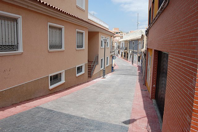 Concluyen las obras de renovación de las infraestructuras de la calle Picasso de Lorquí - 2, Foto 2
