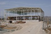 Avanzan las obras del Centro Multiusos Pabellón Deportivo de la Estación del Esparragal de Puerto Lumbreras