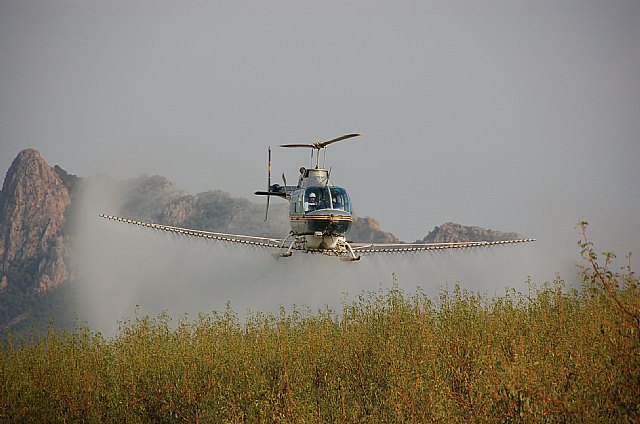 Agricultura Finaliza La Fumigacion Aerea Con Fungicidas De Las 1 0 Hectareas De Cultivos Danados Por El Temporal De Viento Y Granizo Murcia Com