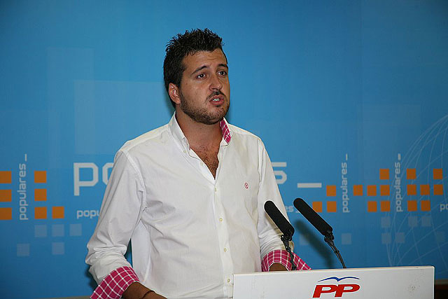 José Manuel López, secretario general de Nuevas Generaciones del Partido Popular de la Región de Murcia, Foto 1