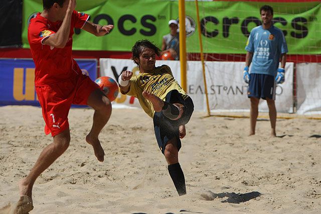 España supera a Suiza y buscará ante Rusia una plaza en la final de la Liga Europea de Fútbol Playa - 1, Foto 1