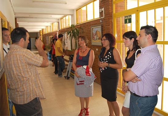 La directora general de Centros visita las obras de los centros docentes de Lorquí - 1, Foto 1