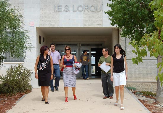 La directora general de Centros visita las obras de los centros docentes de Lorquí - 2, Foto 2