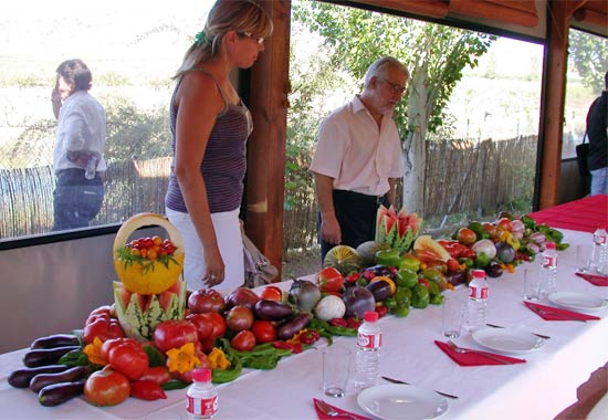 Imagen de la exposición de las 19 variedades tradicionales hortícolas., Foto 1