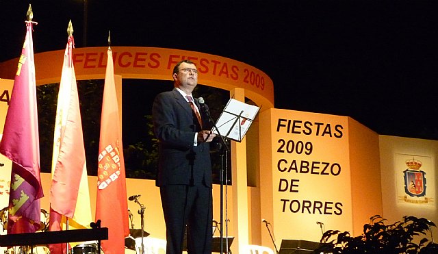 El consejero de Obras Públicas leyó el pregón de las fiestas de Cabezo de Torres - 1, Foto 1