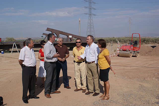 El delegado del Gobierno visita las obras de la nueva avenida que conecta Sangonera la Verde y Sangonera la Seca - 1, Foto 1