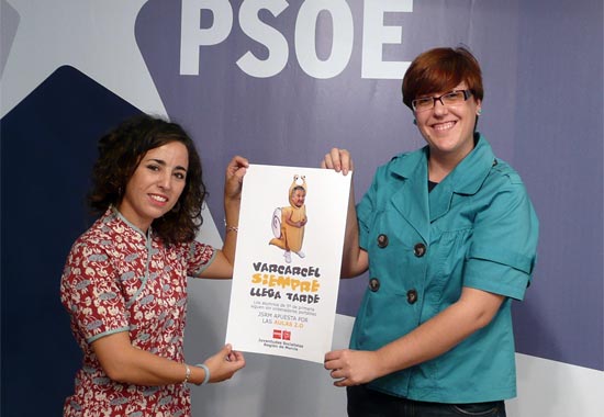 JSRM presenta la campaña “Valcárcel siempre llega tarde” para exigir la aplicación de las Escuelas 2.0 - 1, Foto 1