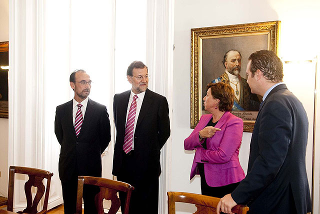 Rajoy impresionado con la magnitud del proyecto de Repsol en Escombreras - 1, Foto 1