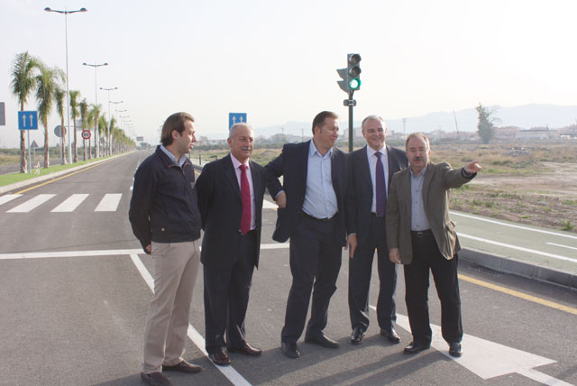 Un nuevo vial permite conectar la carretera de Mazarrón con la Autovía MU-30 sin atravesar Sangonera La Verde - 1, Foto 1