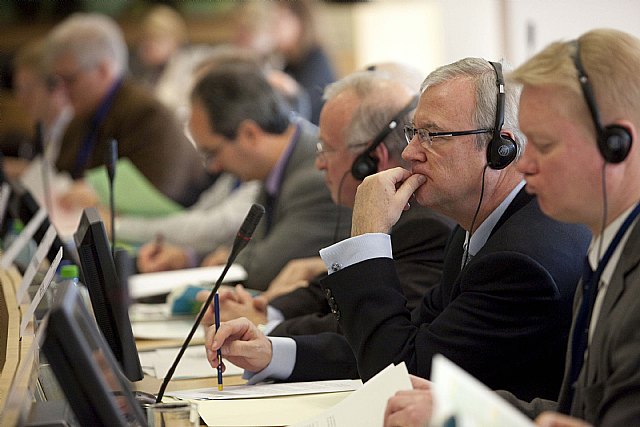 El jefe del Ejecutivo regional, Ramón Luis Valcárcel, asistió hoy en Bruselas a la reunión de la Comisión de Política Territorial (COTER) del Comité de las Regiones., Foto 1