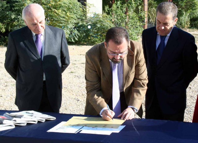 Colocada la primera piedra de futuro Jardín Botánico de Alcantarilla, junto al Museo de la Huerta - 1, Foto 1