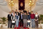 Los alumnos de la III Edicin de los Cursos de Montador de Andamios reciben su diploma