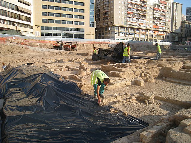 Cultura adopta medidas de protección del yacimiento de San Esteban ante posibles precipitaciones - 2, Foto 2