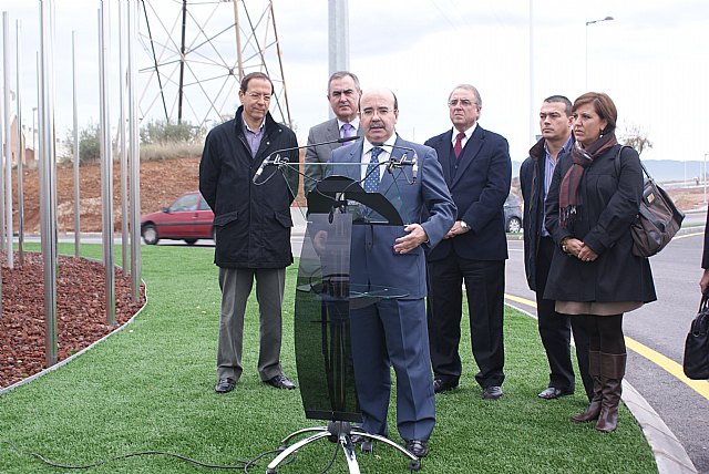 Gaspar Zarrías, González Tovar y Cámara visitan las obras del Fondo Estatal en la zona norte del municipio de Murcia - 2, Foto 2