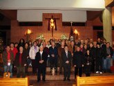 La Hermandad del Rocío de Murcia celebro el santo rosario