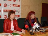 UGT y CCOO Recuerdan que la tasa de paro femenina en la Regin es superior a la masculina con un 30,76% frente al 24,04%