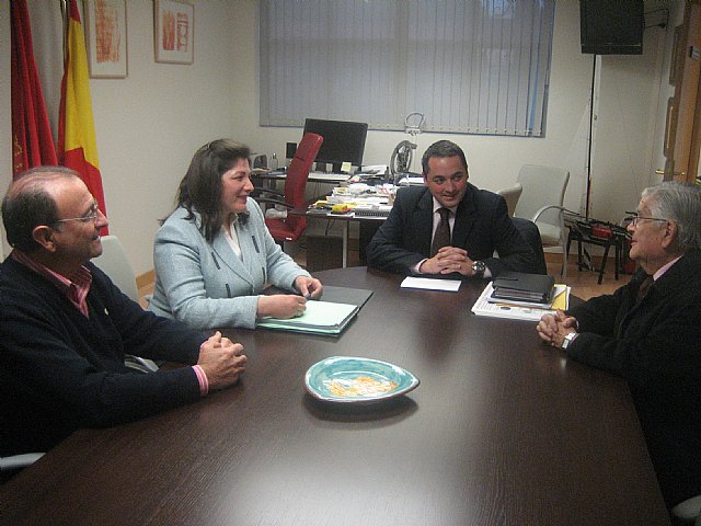 Rafael Gómez recibe a la nueva directiva de la Federación de Bandas de Música de la Región - 1, Foto 1