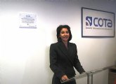 Inmaculada Garca inaugura las nuevas instalaciones del operador de telecomunicaciones COTA