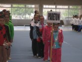 Un total de 40 alumnas de las escuelas deportivas municipales de gimnasia rítmica de Totana y El Paretón participan en una competición interescuelas