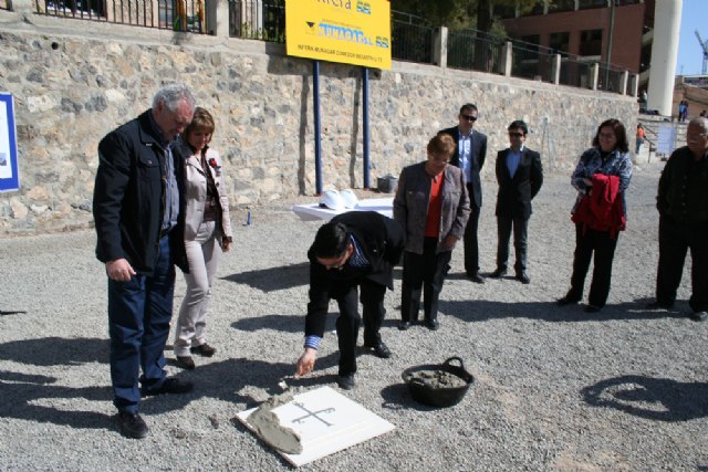 Se coloca la primera piedra del comedor del colegio Ciudad de Begastri - 3, Foto 3