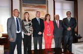 Valcrcel recibe al presidente y a la Comisin Permanente de FEAPS-Murcia