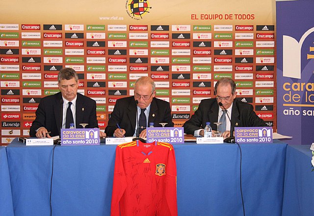 La Selección Española, Murcia y Caravaca se unen para promocionar el Año Santo 2010 - 2, Foto 2