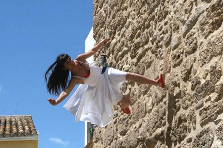 El castillo de Jumilla servirá de escenario para un espectáculo de danza vertical de Varuma Teatro - 1, Foto 1