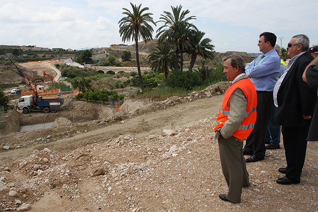 Obras Públicas inicia la construcción del nuevo puente sobre el río Chícamo en los accesos a Abanilla - 1, Foto 1