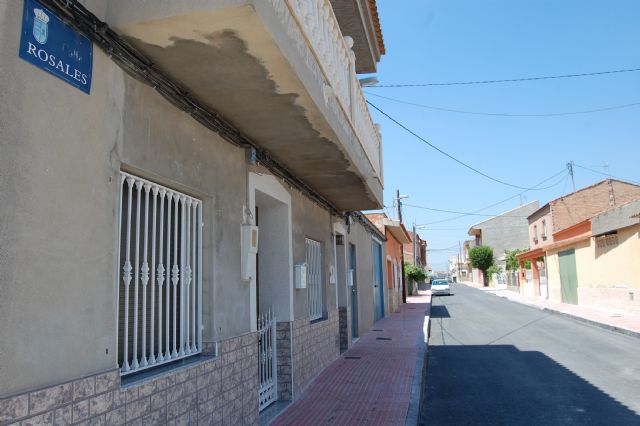 Concluyen las obras de renovación de la calle Rosales de Las Torres de Cotillas - 1, Foto 1