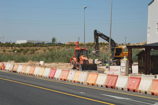 Comienzan las obras de la nueva rotonda en la carretera B-33 a su paso por Lorquí - 2, Foto 2