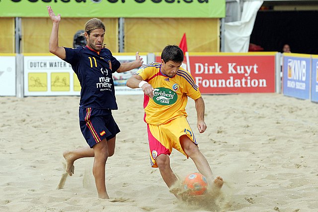 España cae ante Rumania en la ultima jornada de la Liga Europea Futbol Playa - 2, Foto 2