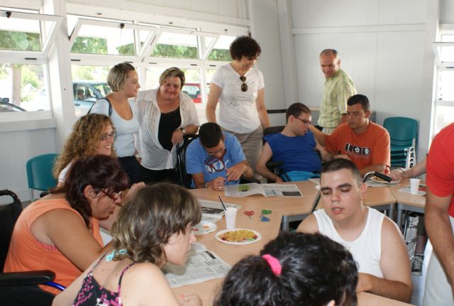 Puerto Lumbreras acoge a 40 jóvenes en el Campamento de Verano organizado por la asociación de discapacitados FAMDIF - 1, Foto 1