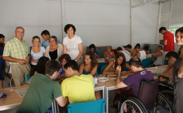 Puerto Lumbreras acoge a 40 jóvenes en el Campamento de Verano organizado por la asociación de discapacitados FAMDIF - 2, Foto 2