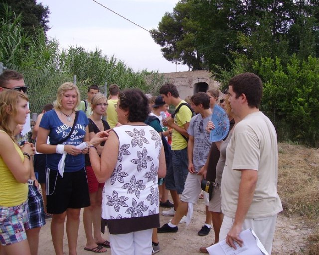 HUERMUR muestra la huerta de Murcia y su red de regadío a una treintena de jóvenes alemanes - 3, Foto 3