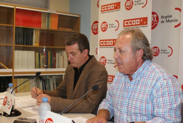 UGT y CCOO denuncian que los servicios mínimos impuestos en la Región para el 29-S son ´abusivos´ - 1, Foto 1