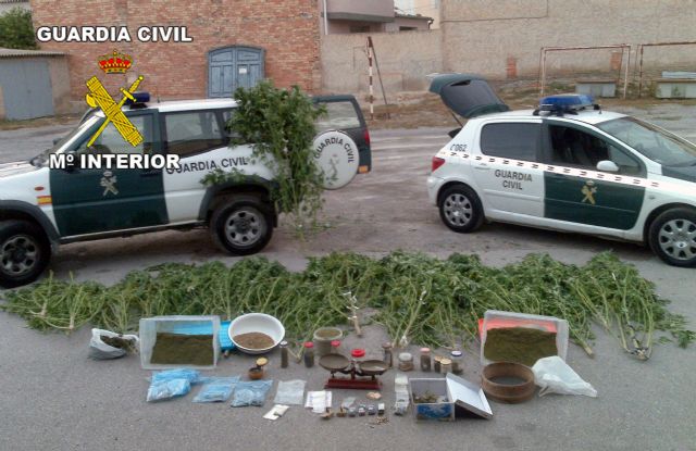 La Guardia Civil desmantela dos puntos de producción y distribución de marihuana en Archena y Pliego - 4, Foto 4