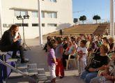 Teresa Rabal congregó a numerosos niños y niñas lumbrerenses en el Festival infantil 'Veo Veo ¿Qué Ves?'