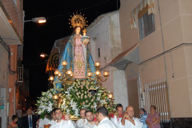 La Virgen del Rosario procesiona por las calles de Lorquí - 2, Foto 2