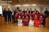Autoridades municipales ofrecen una recepcin institucional a la Seleccin Española Femenina de Ftbol-Sala