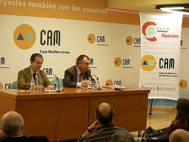 El consejero Manuel Campos imparte la conferencia-coloquio 'Una nueva justicia en la Región', organizad a por el Club La Opinión - 1, Foto 1