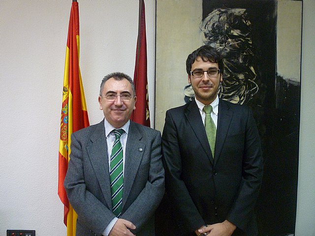 Campos recibe al presidente de la Asociación Jóvenes Letrados de Murcia, Antonio Alarcón - 1, Foto 1