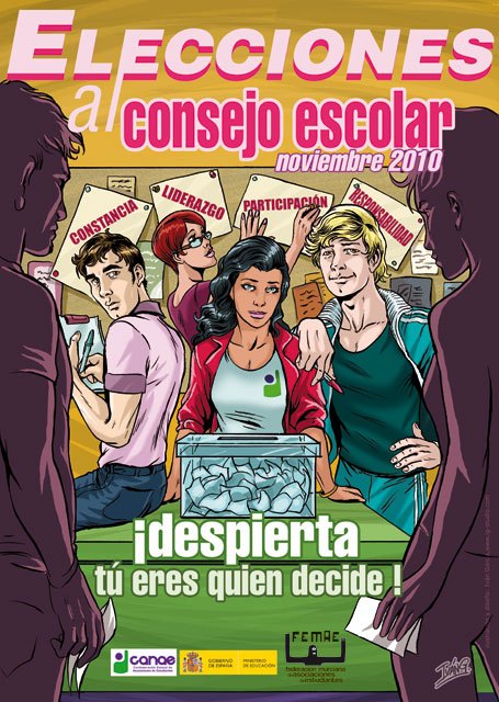 FEMAE presenta la campaña “¡Despierta, tú eres quen decide!” para promocionar la participación de los estudiantes en las elecciones al Consejo Escolar - 2, Foto 2