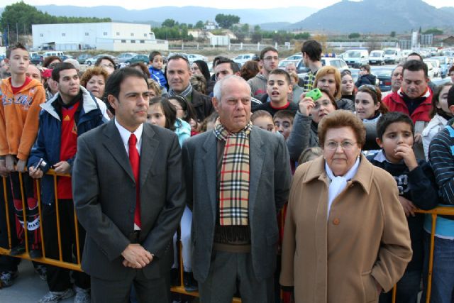 Del Bosque inaugura el nuevo campo de fútbol de césped natural del Complejo Deportivo El Almarjal 'Javier Miñano Espín' - 3, Foto 3