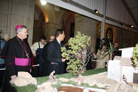 El Belén Municipal del Palacio Episcopal de Murcia acerca a sus fieles al misterio de la Navidad - 1, Foto 1