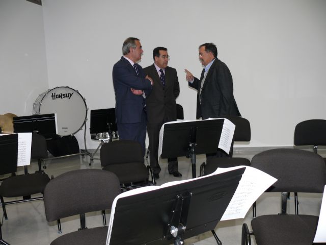 El delegado del Gobierno y el alcalde de Jumilla inauguran la ampliación de la Escuela de Música - 2, Foto 2