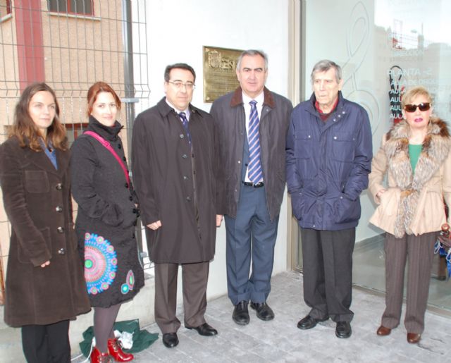 El delegado del Gobierno y el alcalde de Jumilla inauguran la ampliación de la Escuela de Música - 4, Foto 4