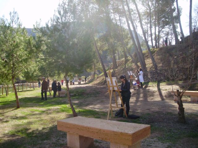 Ocho artistas participaron en el ´Concurso de pintura al aire libre´ celebrado en el Charzo del Zorro - 1, Foto 1