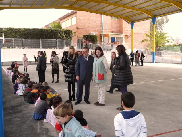 Los colegios públicos Ntra. Sra. de la Consolación y El Romeral de Molina de Segura estrenan nuevas pistas polideportivas cubiertas - 2, Foto 2