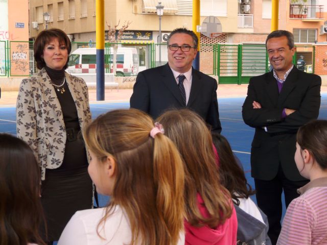 Los colegios públicos Ntra. Sra. de la Consolación y El Romeral de Molina de Segura estrenan nuevas pistas polideportivas cubiertas - 3, Foto 3